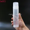 Transparent Clear Essence Pump Plastic Airless Bottles for Lotion Cream Shampoo Bath Empty Cosmetic Packaging 100pcs Atwbi