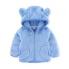 Jackets 2023 Autumn Spring Fleece Boys Girls Hoodies Kleurrijke baby Zipper Cute Kids Lange Mouw Coats