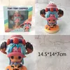 Figuras de juguete de acción 11 cm figura de acción de Anime Tony Chopper Candy Cake Kawaii figurita Pvc juguetes de modelos coleccionables para chico regalo de cumpleaños 230818