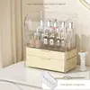 Storage Boxes Haute Couture Box Dustproof Transparency Makeup Organiser Large Capacity Desktop Organizer