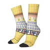 Мужские носки Alpaca Рождественский свитер рисунок животные носки для мужчин женщин полиэфиры настраиваемые хип -хоп
