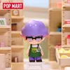 Blind Box original Pop Mart Dimoo Social University Series Blind Box Toys Doll Random One Anime Figura Presente 230821