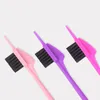 Beauty Eyebrow Comb Doppelseite 5 Köpfe Kante Haarthaare Haarbürste für Frisestyling Salon Professionelle Zubehör Haarbürste 2458