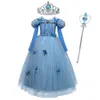 Cosplay Girls Encanto Cosplay Princess Costume For Kids 4-10 år Halloween Carnival Party Fancy Dress Up Children Disguise Clothing 230821