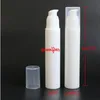 100 unids/lote envío rápido 15ml 30ml 50ML botella blanca sin aire, paquete cosmético, envase cosmético, botella de bomba F050210 Qiien