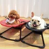 Outros suprimentos para animais de estimação Cadeira de balanço de estimação de animais de estimação de vários ângulo ajustável Comum a gatos e cães METAL MASH MES SMING DOG Rocking Cadeiras Nap Hammocks HKD230821