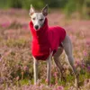 Dog Apparel Winter Fleece Whippet Vest Italian Greyhound Clothes Turtleneck Dog Clothes Soft Fleece Clothes 230821
