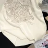 Women s Hoodies Sweatshirts Summer Embroidery Korean Fashion Knit Sweater Vest Women Vintage Sleeveless Round Neck Pullover Top Ladies Sweaters 2023 230821