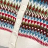 Gilets pour femmes 2023 femmes mode haute qualité sans manches col en v cachemire couleur correspondant Crochet tricoté gilet 0815