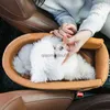 Andere huisdierbenodigdheden Warm Dog Car Soit Bed voor kleine honden Auto zitplaats Cover Puppy Car Carrier voor puppy draagbare hond reizen Safty Seat Transport Cat HKD230821