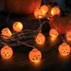 Autres fournitures de fête d'événement 1.5m 10Led Halloween Guirlande Lumineuse Citrouille Crâne Boules Oeil Fantôme Festival Fête Lanterne Trick Or Treat Happy Halloween Day Decor 230821