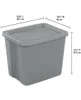 gallon plastic container