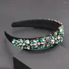 Haarclips Mode Wild overdreven persoonlijkheid Hoofdband Barokke luxe hartvormige deeltjes Rhinestone Flower 743