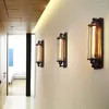 Wall Lamp Industrial Wind Lamps Barbershop Hallways Custom Decor Iron Edison Vintage Flute