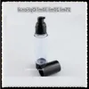 20 -stks zwarte airless flessen emulsielotionpomp draagbaar voor crème fundering essentieolie 15 ml 30 ml 50 ml fwdnf