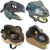 Feestmaskers bewegende mond dinosaurus masker latex dieren dinosaurus hoofdtooi Halloween Party Cosplay Mask 230820