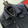 Men's Jackets PFHQ 2023 New Hot Fix Denim Jackets For Men Solid Long Sleeve Patchwork Loose Single Breasted Coat Men's Summer Fashion 21F3440 J230821