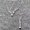 Łańcuchy WADED 50 2023 Modna galwanizowana 925 Srebrne koraliki Kreatywny naszyjnik Prezenty biżuterii