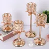 Candle Holders Crystal Holder For Dining Room Decorative Centerpieces Modern Gifts Anniversary Celebration