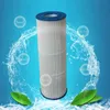 Emaysta Polyester Fiber Pleated Filter Element Tap Water Filtration Swimming Pools Spa Pools Fishponds Filtration Catrones 18.3x72cm Ersättare för AF100