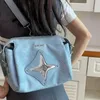 Bolsas de noite Xiuya y2k hip hop punk crossbody saco de bolsa cruzada serpentina mochila verão americano estilo gótico bolsa de estilista de moda