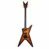 De um ML Selecione 6 String Multiscale Kahler Burled Maple Satin Guitar Natural Electric Guitar da mesma forma