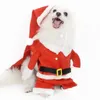 Vêtements pour chiens Costume de Noël Hiver Mini animal de compagnie Stand Up Two Feet Transfiguration Holiday