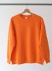 Sweat à capuche femme surdimensionné sweat unisexe survêtement sport Streetwear décontracté ample pull T-shirt Orange à capuche 2023