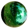 Figurines décoratives boule réfléchissante colorée boules de regard délicates jardins polissage Globe métal miroir décor extérieur