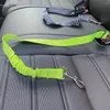 Collari per cani Cintura di sicurezza regolabile per auto imbracatura del guinzaglio Cavi di sicurezza per il veicolo Canna di sedile elastica riflettente