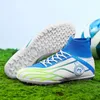 Отсуть обувь Man Football Youth Soccer Clits TF FG High Top Srenge Grip Sport Training Runge Sneaker Размер 31 48 230821