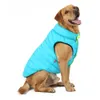 Одежда для собак для больших собак зима теплое большое количество собак водонепроницаемое обратимое пиджак для собак бульдог золотисто -ретривер