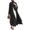 Ethnic Clothing Selling Abaya Dubai Turkey Islam Kaftan Muslim Dress Women Chiffon Open Kimono Malaysia With Hijab