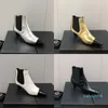 2023 Designer Luxury Pure Color Pointed Boots Womens Outdoor Party Chelsea Bottines Lady