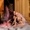 Autres Fournitures De Fête D'événement 40cm Squelette Humain Pour Halloween Décoration Réaliste Os Du Crâne Modèle Halloween Fête Décor À La Maison Maison Hantée Horreur Props 230821