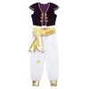 Cosplay Msemis Kinder Jungen Fancy Arabian Prince Kostüme Cap Sleeves Weste mit Hosen für Halloween Cosplay Fairy Partys 230817 Dress Up 230817