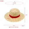 Bérets 2 Styles Tailles Anime Japonais Luffy Chapeau De Paille Dessin Animé Crème Solaire Cosplay Pour Adulte Et Enfant