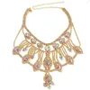 Ketten Modekette schwere Kristall -Halshöre Halsketten für Frauen anheizt Anhänger Schmuck