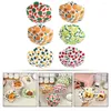 Dinnerware Sets 6 Pcs Microwave Bowl Holder Protectors Bowls Kitchen Holders Decorative Cozy Anti-scald Plate Safe Mats Huggers