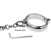 Other Health Beauty Items Handcuffs Ankle Cuff Oval Type Metal Bondage Lock BDSM Fetish Wear With Chain Bondage Harness Sex Games Slave Restraints Couples x0821