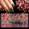 Décorations Nail Art 21 Grilles Boîte De Luxe Brillant Diamant Nail Art Set Cristal Verre Décorations Kit 1pcs Dotting Pick Up Pen et Brucelles 230821