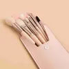 Makeup Brushes 8 Pcs Mini Travel Portable Soft Makeup Brushes Set Eye Shadow Foundation Powder Eyelash Lip Concealer Blush Make Up Brush Set HKD230821