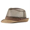 Mannelijke zomer cool mesh panam hoed papa cap kinderen straw mannen en vrouwen grote size fedora hoeden 54 cm 56-58 cm 60 cm breed brim268v