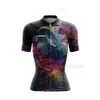 قمصان ركوب الدراجات تتصدر Vezzo Women Cycling Jersey Cycling Cycling Cycling Pike Short Sleeve Mountain Bicycle Clothing 230820