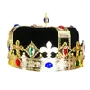 Berets King Crowns Kids Birthday Party Hat For Mardi Gras Halloween Christmas Headband Dropship