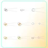 Original 925 Silver Silver Fashion Ring Horseshoe Style Interlocking Style Elegant Trend DIY Collier Pendre Jewelry Gift9774115