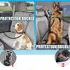 Dog Collars Seat Belt Multifunctional 3 In 1 Pet Car With Hook Lock And Rotatable Carabiner Durable Nylon For Pets