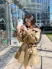 Women's Trench Coats Khaki Coat For Small Women 2023 Spring And Autumn Senior Sense This Year Korean Version Loose Short Is