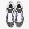 chaussures de basket-ball classiques bricolage personnalisé hommes et femmes combinaison confortable de baskets noires et violettes sports de plein air 36-46