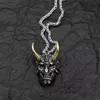 Hangende kettingen prachtige gotische spookmasker hanger ketting ketting klassieke retro punk hiphop rock ketting sieraden horror Halloween cadeau 230821